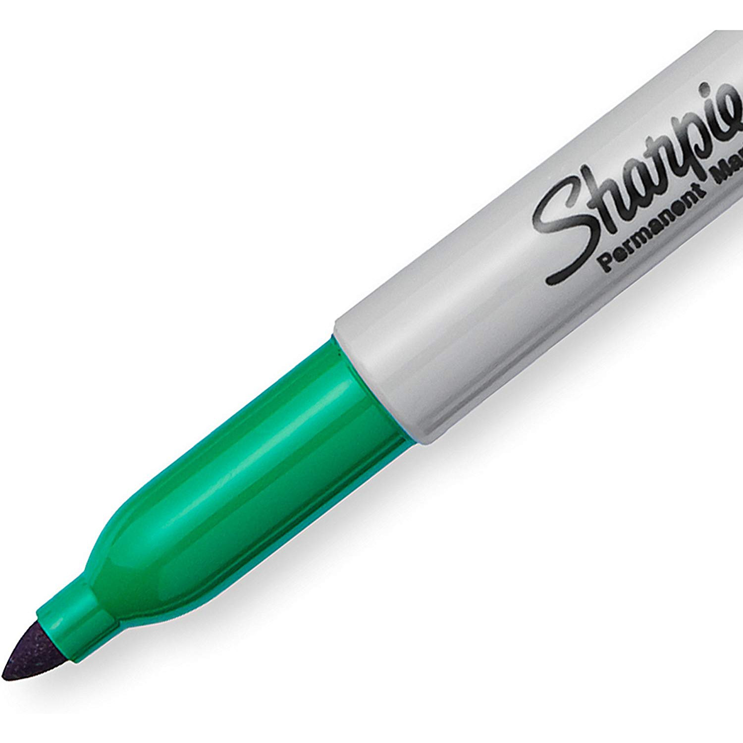 Sharpie Extreme Permanent Marker, Fine Point, Green Ink, 12 Count